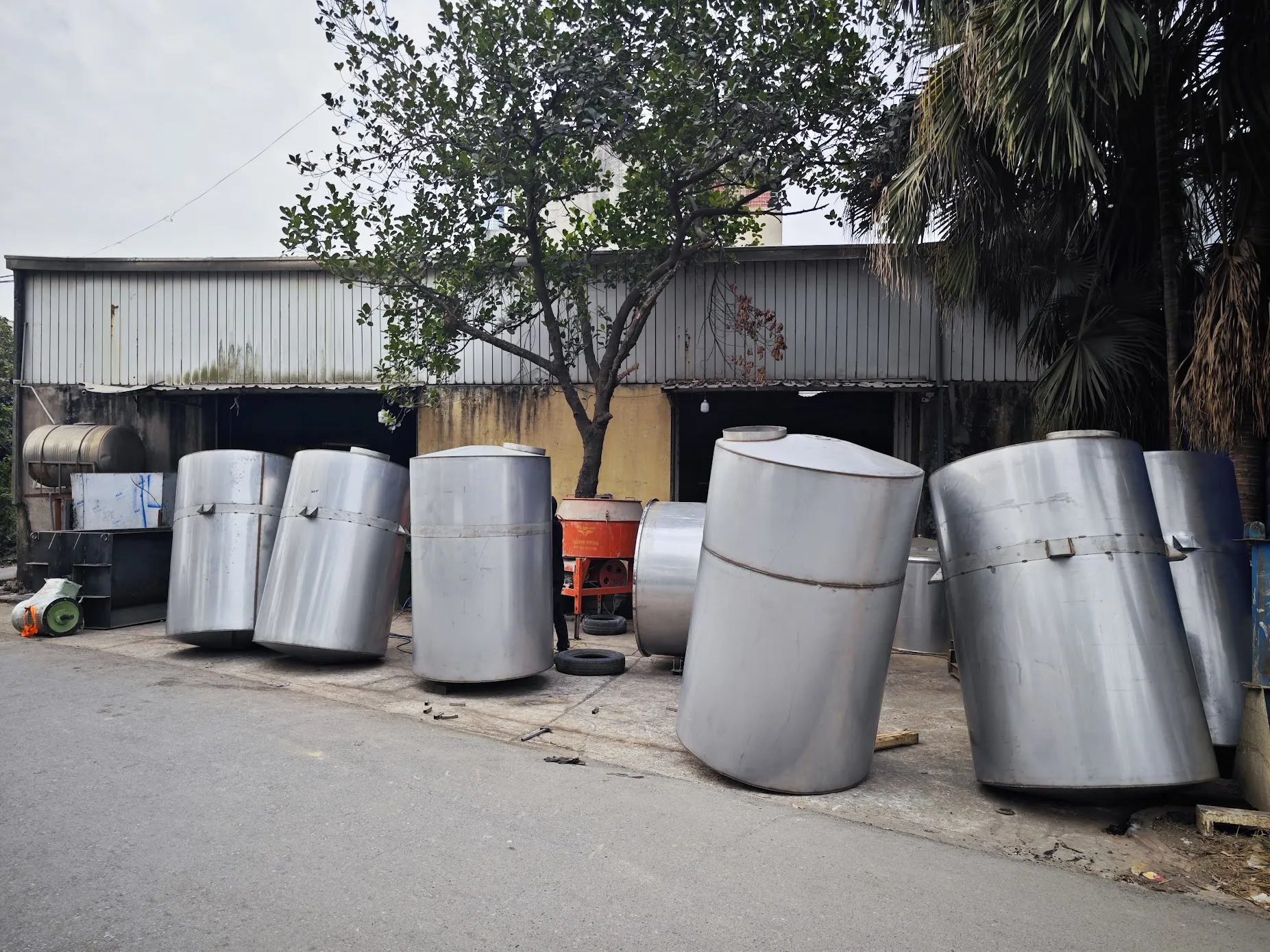 Bồn chống lắng sơn 1000 1500 lít - Ảnh 1