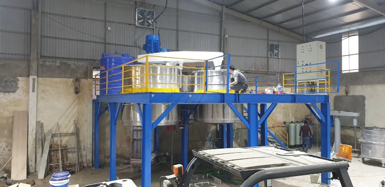 Máy khuấy sơn sàn thao tác 8000 lít 145kw - Ảnh 1