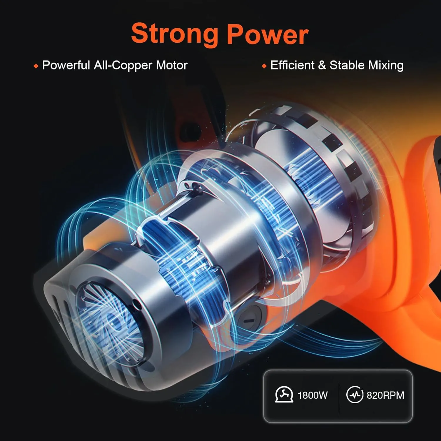 Máy khuấy cầm tay 2 trục 1800w - Ảnh 1