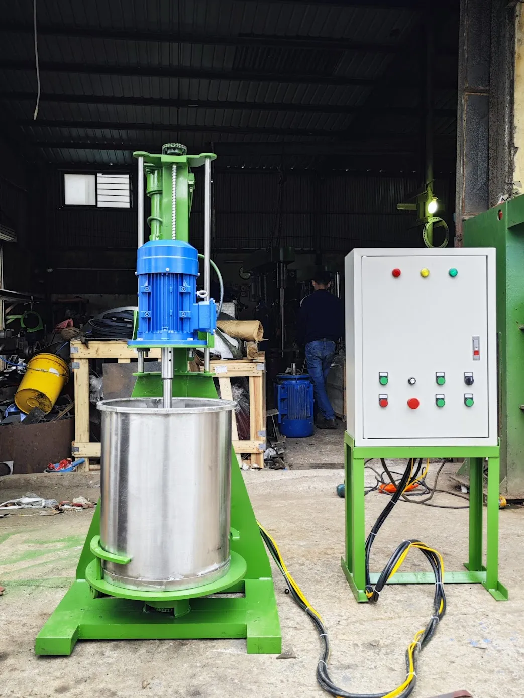 Máy khuấy mực in 100 150 200 lít  - Ảnh 1