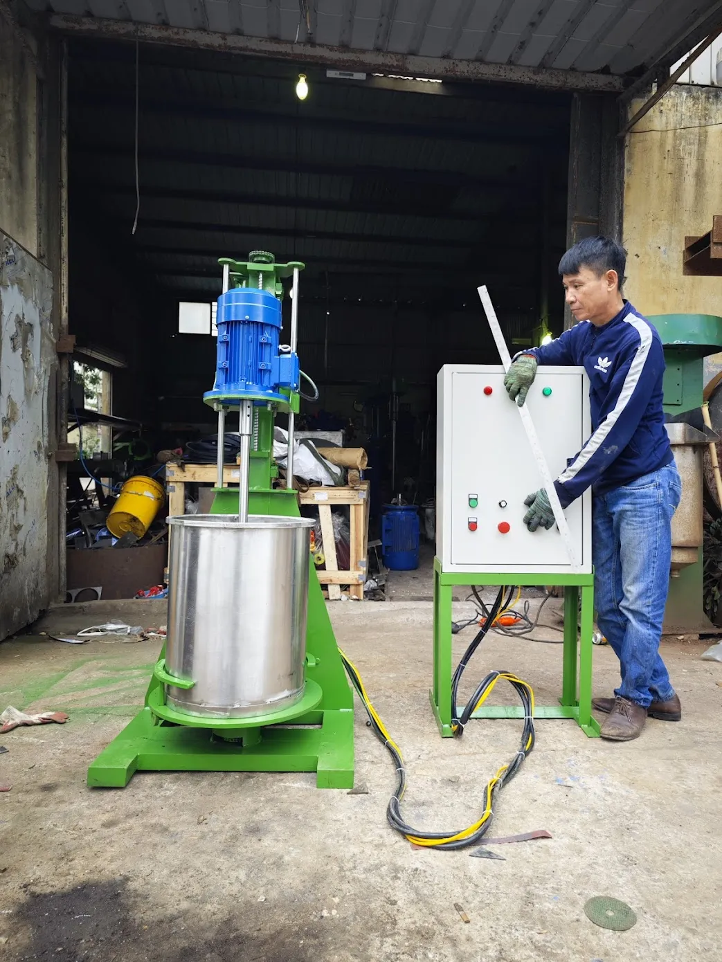 Máy khuấy mực in 100 150 200 lít  - Ảnh 1