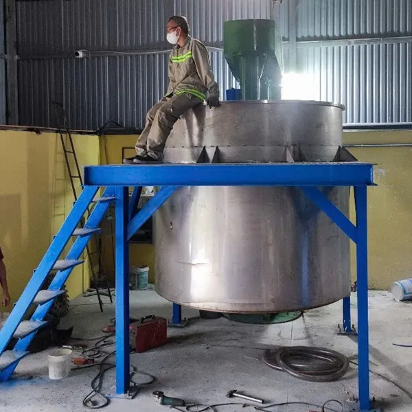 Máy khuấy sơn sàn thao tác 4000 lít