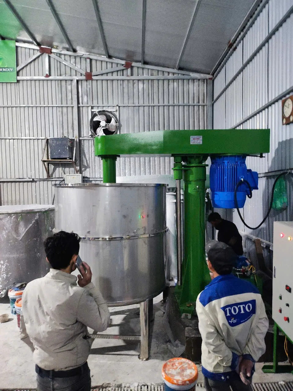 Máy khuấy sơn 2000 lít 37kw tốc độ cao - Ảnh 1