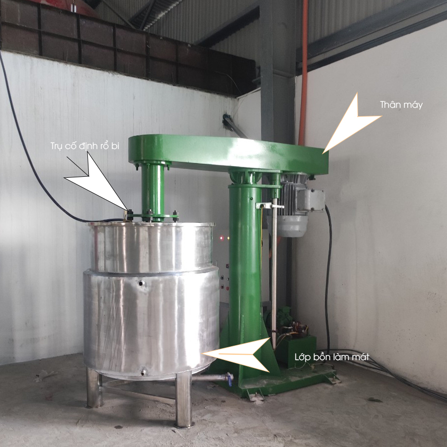 cấu tạo máy nghiền rổ bi