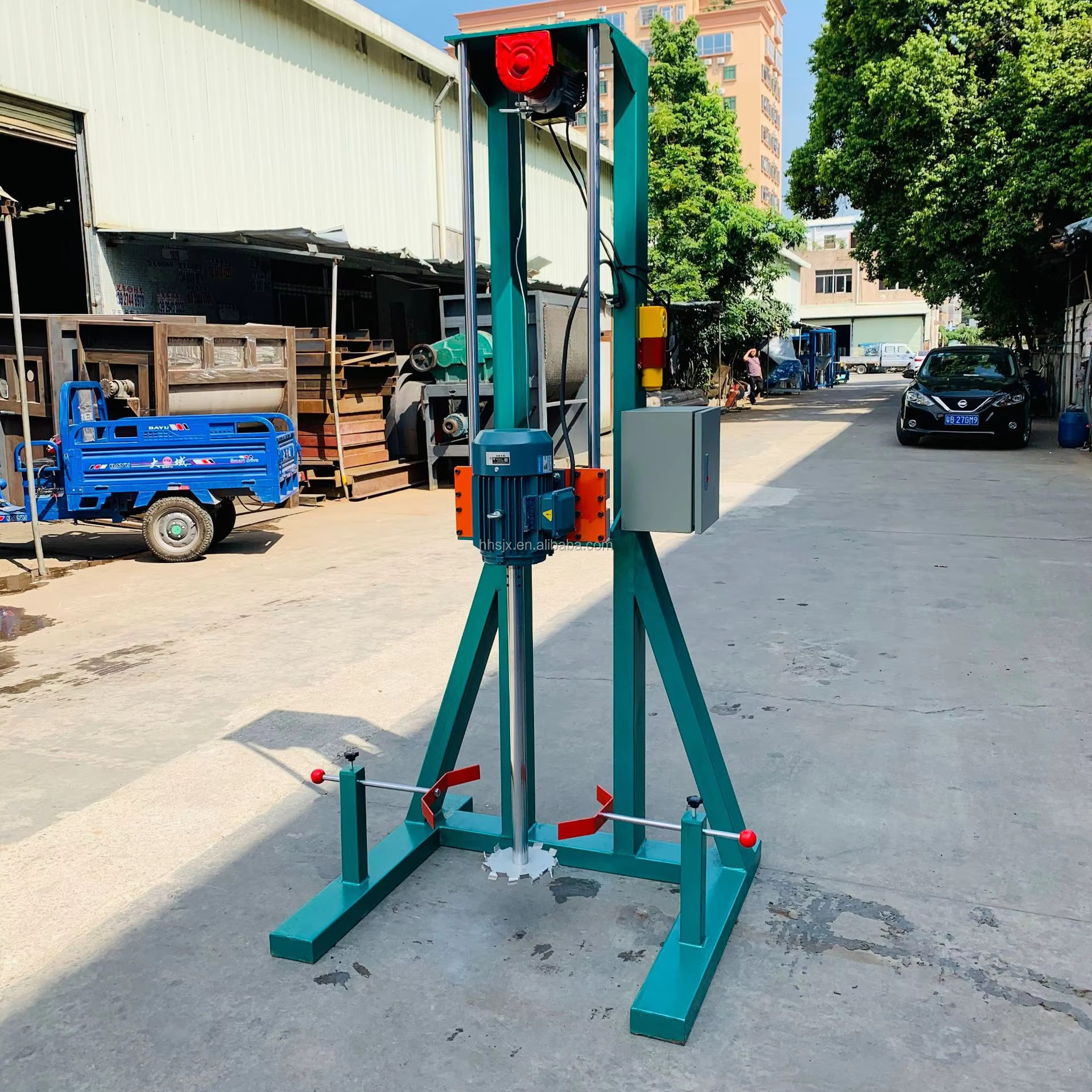 máy khuấy thí nghiệm nâng hạ điện