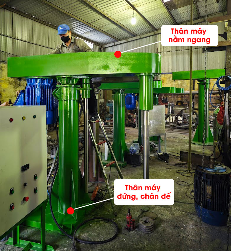 máy khuấy sơn 700 lít 15kW