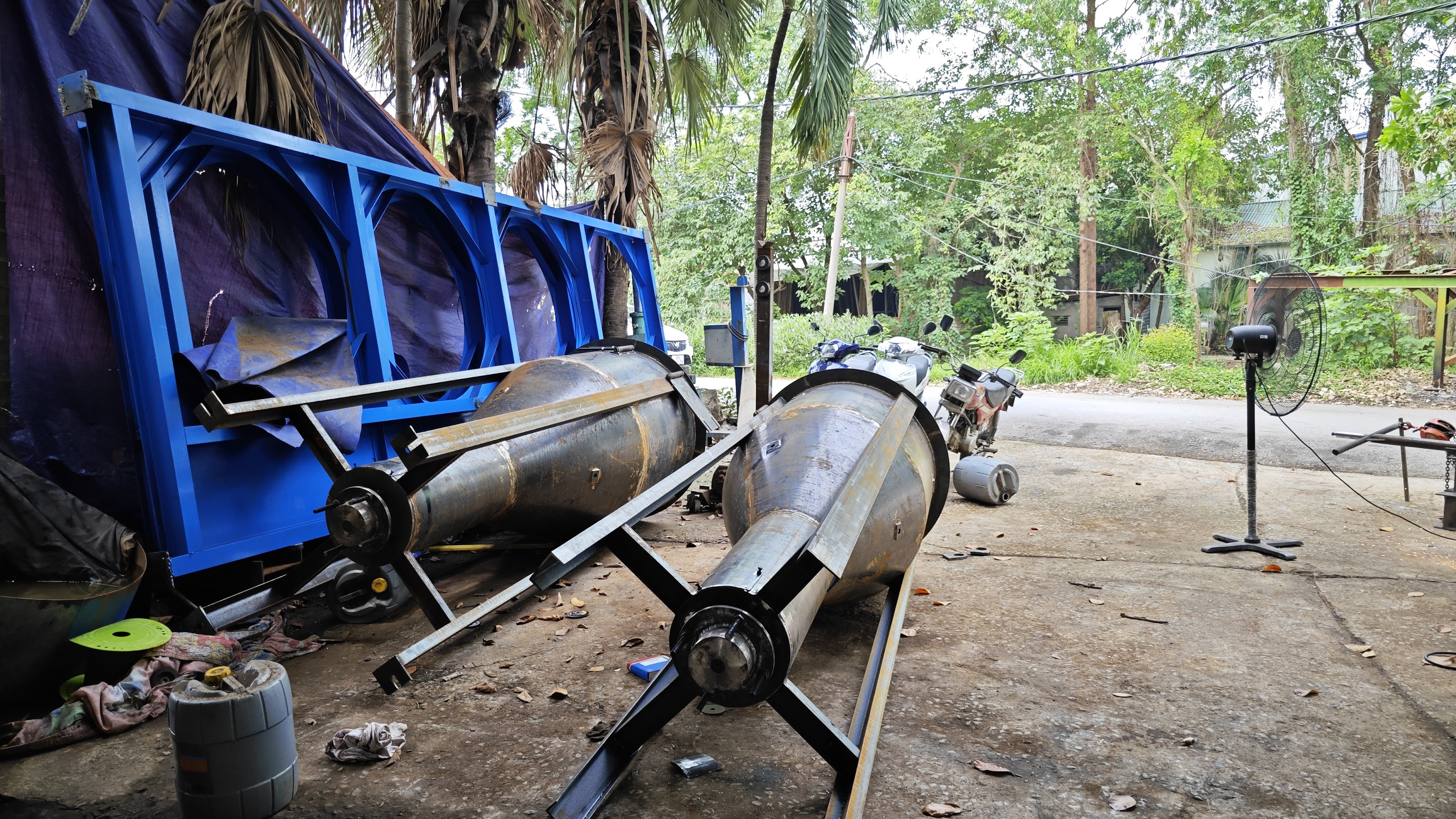 máy trộn vữa khô loại 1000kg