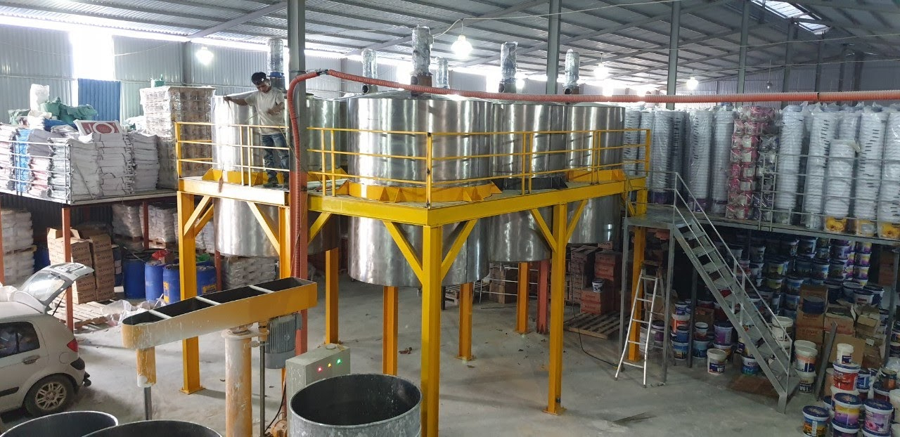 nhà máy sản xuất sơn công nghiệp