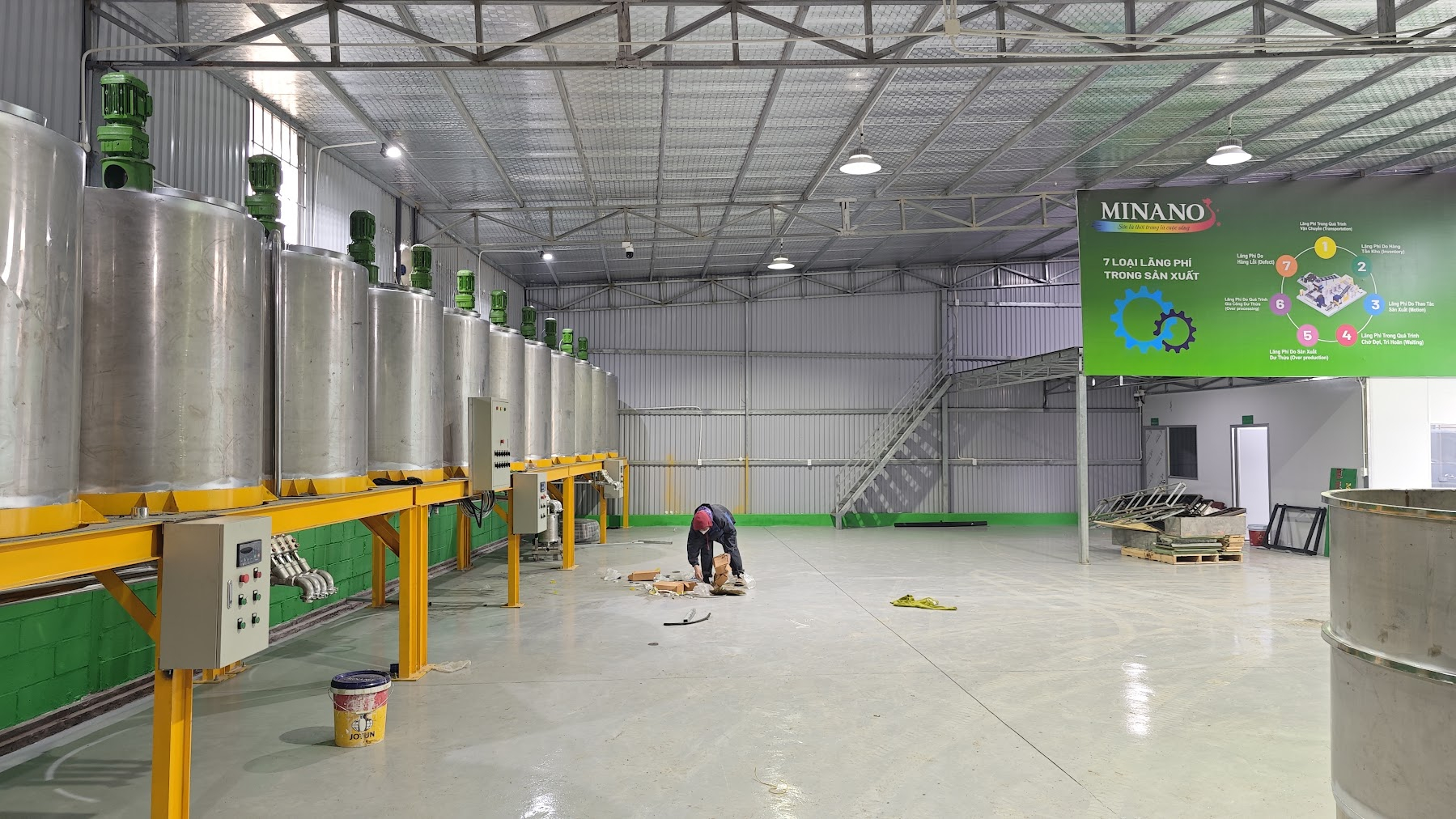 sản xuất bồn khuấy inox net việt