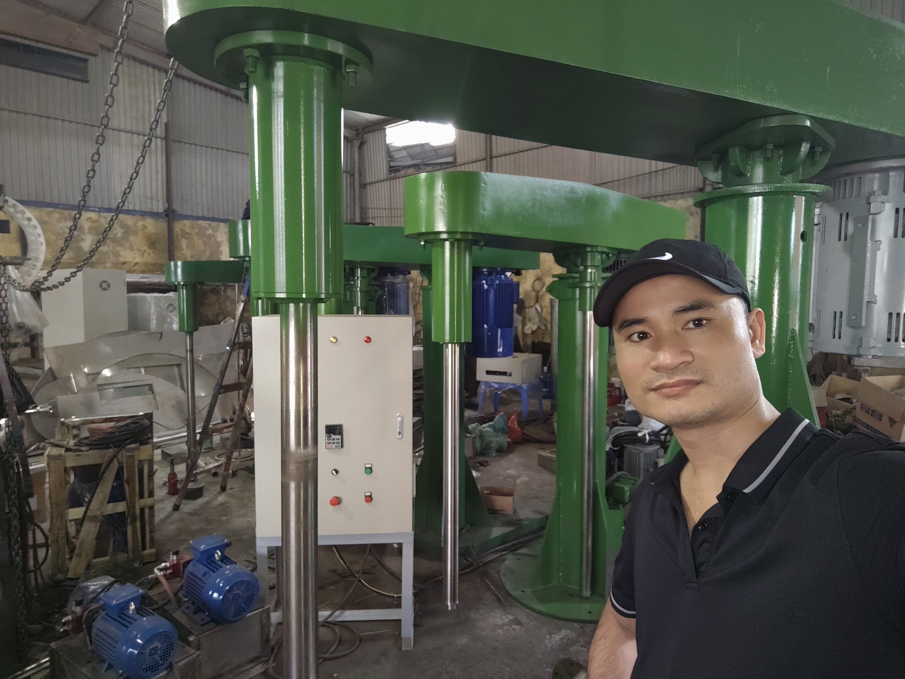 sản xuất máy khuấy mực in