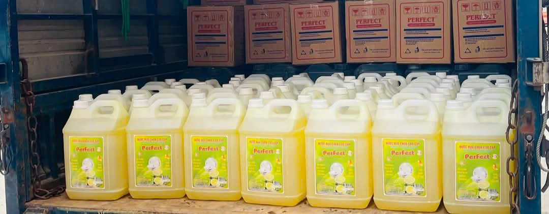 sản xuất nước rửa chén