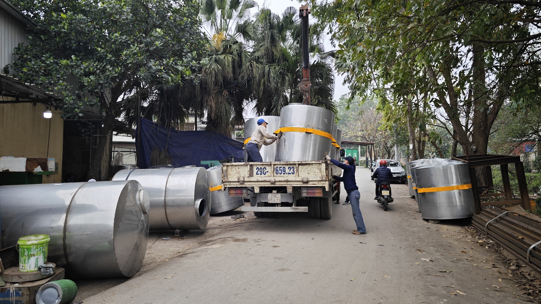 tác dụng của bồn chứa sơn