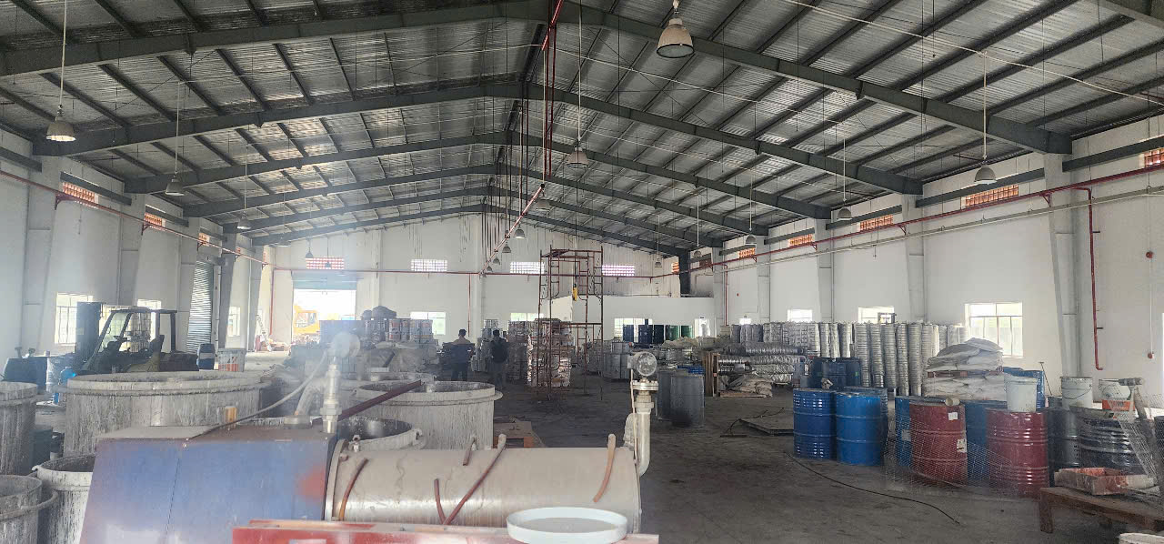 thanh lý dây chuyền sản xuất sơn cũ